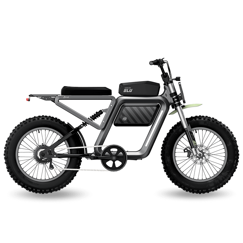  Vélo cargo électrique FOREVER Blu-Bondi pour deux personnes